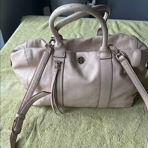 Tory Burch Pink Shoulder Bag with Slouchy Design